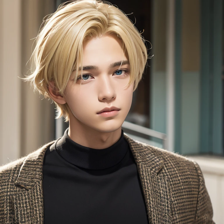 age man with blonde hair