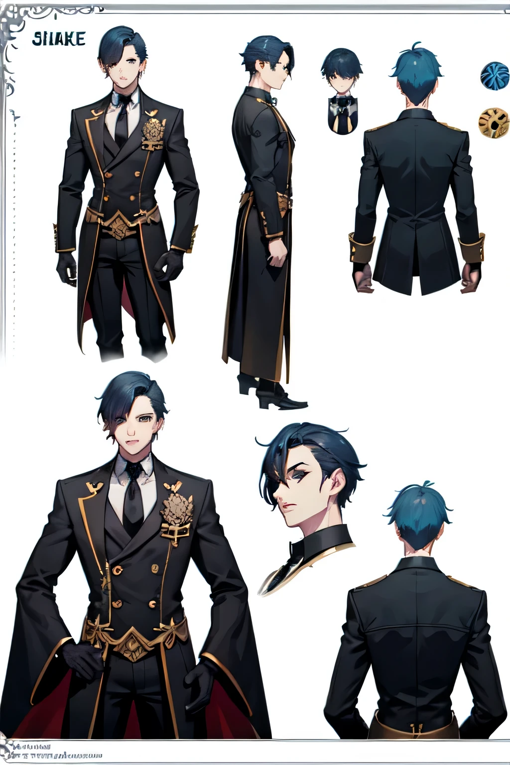 Make me a male ghoul Adoptable character sheet