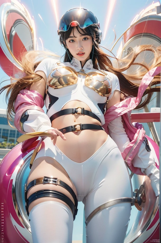 a close up of a woman in a met and a bodysuit, krenz cushart and artgerm, range murata and artgerm, cushart krenz key art feminine, artgerm julie bell beeple, artgerm style, extremely detailed artgerm, artgerm comic, artgerm. anime illustration