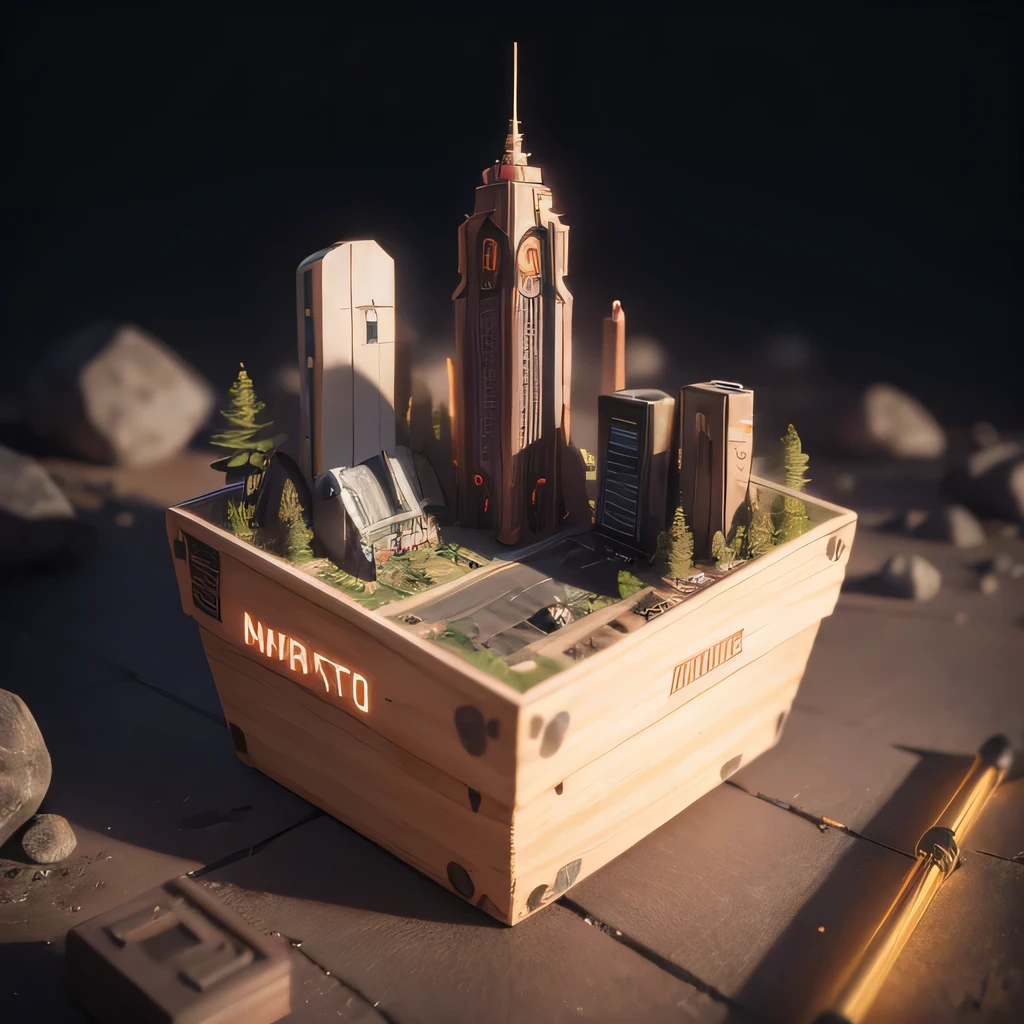 6598年Mars realistic model, (bifurcation, original photo, best quality, masterpiece:1.4),SteampunkCyberpunk6820 City,(CyberpunkMars light:1.3), Mars (related to land),(in a small nature box:1.3),Isometric, small nature, landscape on foundation,landscape,
