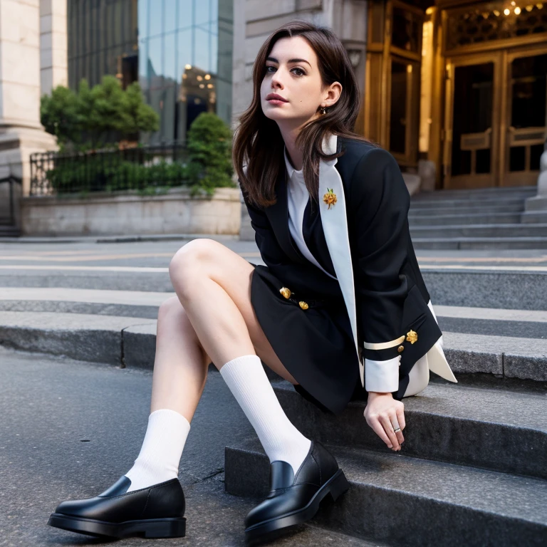 Anne Hathaway、suit