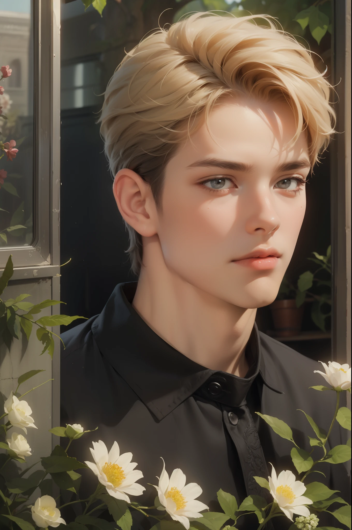 (masterpiece, top quality, best quality, official art, beautiful and aesthetic:1.2), boy, handsome, extreme detailed faces, (fractal art:1.3), colorful, highest detailed, (perfect face), shiny skin, HDR, cantarella, extremely detailed surroundings,