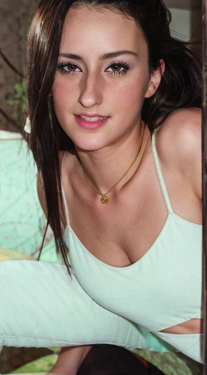 flat brunette hair, (medium-length hair), glowing hair, Detailed hair, brown Eyes, beautiful eyes, extremely detailed eyes and face, Beautiful detailed eyes, Ultra-detailed, light on the face, (shiny lips 1.4), Fair skin, 8K, Masterpiece, Best Quality, Photorealistic, Ultra-detailed, (Pobelli), Realistic Skin Textures, Huge breasts, stare at viewer, (Smile:1.2), 18 years old, hair in a ponytail, beautiful brown eyes, small gold necklace, big ass, Perfect Slim body, no clothes, no bikini, no underwear, no pubic hair, Brown eyes, jewelry, large hoop earrings, wearing white thigh high stockings, Full body, pregnant, large pregnant belly, squatting, legs spread open, squatting down onto my penis, penis inserted in her vagina, lots of white cum oozing out of her vagina, cum covered belly, cum dripped on breasts, wet smooth lips, Ultra Realistic , Realistic, PHOTOREALISTIC, movie light, face focus, Fine Eyes, Detailed face, light face, day light, tokyo street, at noon, (sat back), (low angle shots), (view from below), hands behind, close up shot, smiling with pleasure