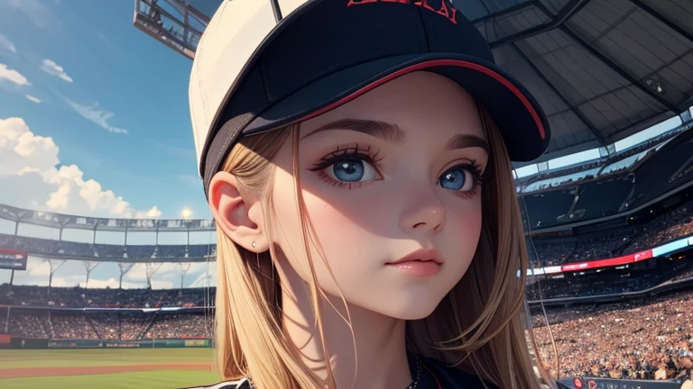 One angel in a baseball cap.