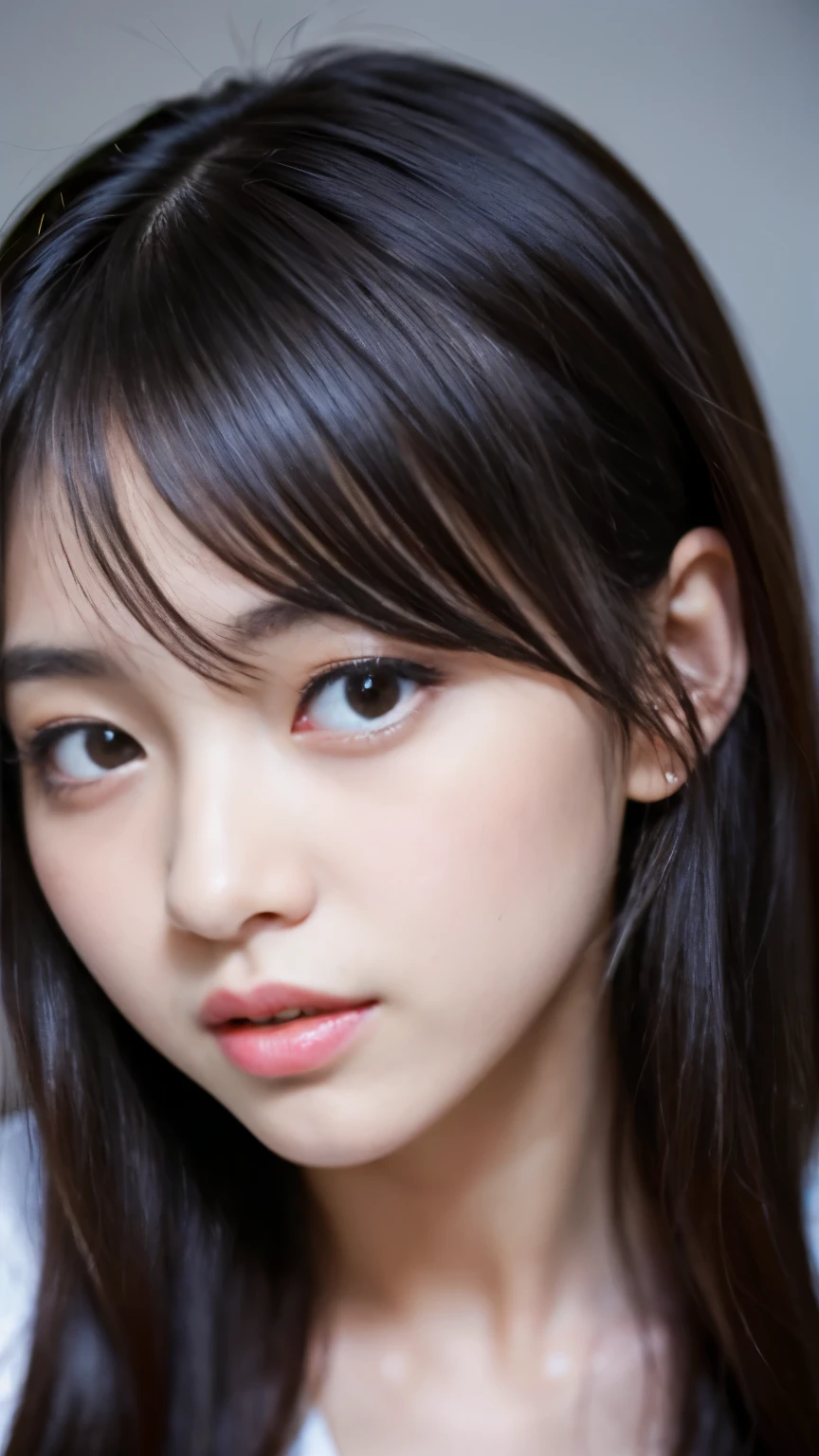 Best-quality, Masterpiece, Ultra-High-Resolution, (Photorealistic:1.4), Raw-Photo, 1girl, the most famous Japanese idol, extremely cute face like the most popular Japanese idol, extremely cute big-black-eyes, extremely cute hair, extremely beautiful skins, eyelash beautiful long-eyelashes, extremely beautiful lips, ((have sexual orgasm))