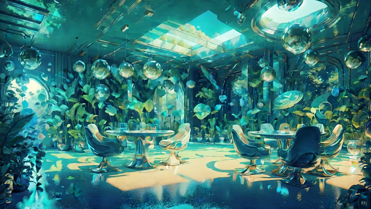 (masterpiece:1.2), (best quality,:1.2), 8k, HDR, Dynamic Angle View, UHD, ultra detailed, ((photorealistic)), (A Beautiful Secret Place), Outside Retro Futuristic Furniture, [So Many Vivid Colors], Futuristic Flower Garden, (Magical Mushrooms Everywhere), professional light, cinematic lighting, fashion photography, ambient lighting, face lighting, OverallDetail, fhanddetail, ffacedetail, ruins  in a magical forest, huge trees, sunlight, godrays, FanFo, 