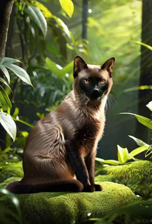 Dark brown、Mink-like fur、Even dark brown body