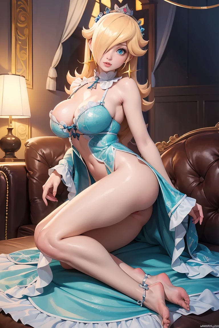 (best quality). (Ultra Detalhado). (1girl), Olhando para o Viewer. (Antecedentes detalhados). belos olhos detalhados. rosto delicado e bonito. (high saturation), ????? grandes, droopy ???????, ???? blue lingerie, full body, long legs, ???????????,