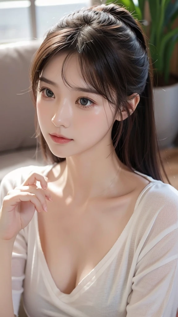 Generate photos based on the previous girl,Don't change faces