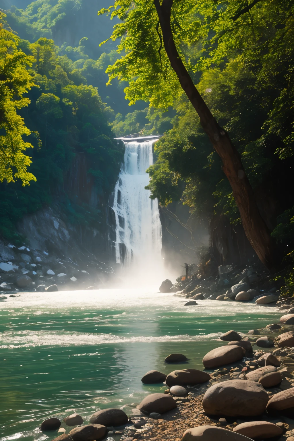 Immerse yourself in the enchanting sights and sounds of Rishikesh with hyper-realistic photography. Each ripple on the Ganges, every leaf on the trees, meticulously captured to breathe life into this sacred city. Witness the magic of Rishikesh through the lens of a Canon R5 camera, utilizing a 70-200mm Lanse for exceptional quality images. Revel in the details of every texture, every hue, and every nuance as Rishikesh unfolds before your eyes. (Hyper-realistic details: 1.4), High resolution, Ultra-detailed, Sharply focused, Radiant colors, Juxtap