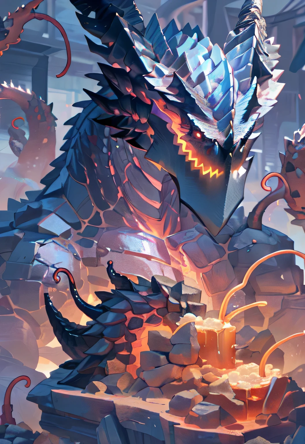 alone, (muscular), (male human dragon):1.3, Bright scales, (Kamimei):1.3, (Common:1.4) (prayer):1.23, (，Wearing a short white loincloth）, exquisite eyes, lizard tail,A pair of dragon horns, a pair of dragon wings, (exquisite eyes，stripe，sharp claws，Cute animal paw，Sticking out tongue，careless person，Liquid spilled all over body，Air leakage in lower body，Fluid leaking from the lower body，Milk spilled all over the floor，glowing eyes):1.1, (in the room:1.35), In the bedroom，Squatting on the bed，dim，be licked，enjoy，obsessed， Face turned red，collar，Submit to，caress，drunk，Smile，enjoy，looking at camera，Submit to，having fun，Detailed background，realistically，realistic hand，8k high dynamic range，（shadow，wide dynamic range，high dynamic range，emphasize：1.2）wrapped in tentacles, tentacled and entangled, sucked by tentacles、Correct body and limbs、Detailed study of the whole body、dragon