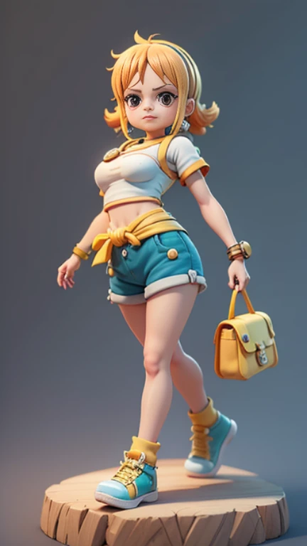 character inspired by mario bros, mic, long-sleeved blouse with black and white stripes, striped shirt, ((blouse with stripes horizontais)), blouse with stripes, different colors, Small shorts or legging pants, small waist, corpo mic, blouse with stripes, CG, striped shirt, striped sock, based on ((kingdom hearts)), (kingdom hearts), without a hat, colourful hair, , takes bowser, ((striped shirt)), subsurface alta, hight subsurface, occlusion environment, big sword in hand, greatsword, carrying sword, segurando greatsword, skin natural, ((large video game decorations)), Sword and shield, ((Metroid)), dark animals in the background, dark dolls in the scene, monsters in the scene, Panning, (very big tits), (((very big tits))), dark theme, mask covering the mouth, monsters in the background, character in the center of the scene, diffuse color blue, dark blue color, detailed, sensual ao extremo, full body