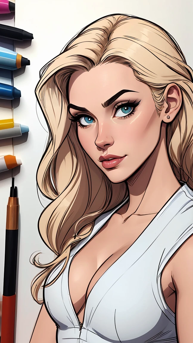 estilo de desenho animado:1.2), estilo Cartoon Atriz Cristina Ricci mulher Imagem de desenho animado de uma mulher , roupas sensuais , garota super fofa, cartoon style illustration, estilo de arte dos desenhos animados, estilo de arte dos desenhos animados, digital illustration style, design de personagens altamente detalhado, arte digital detalhada fofa, City fan art, design de personagem retrato, beautiful digital illustration, retrato de alta qualidade, arte em quadrinhos, retrato do design do personagem, white background Buso without clothes and medium breasts female character from The Lord of the Rings Cartoon style