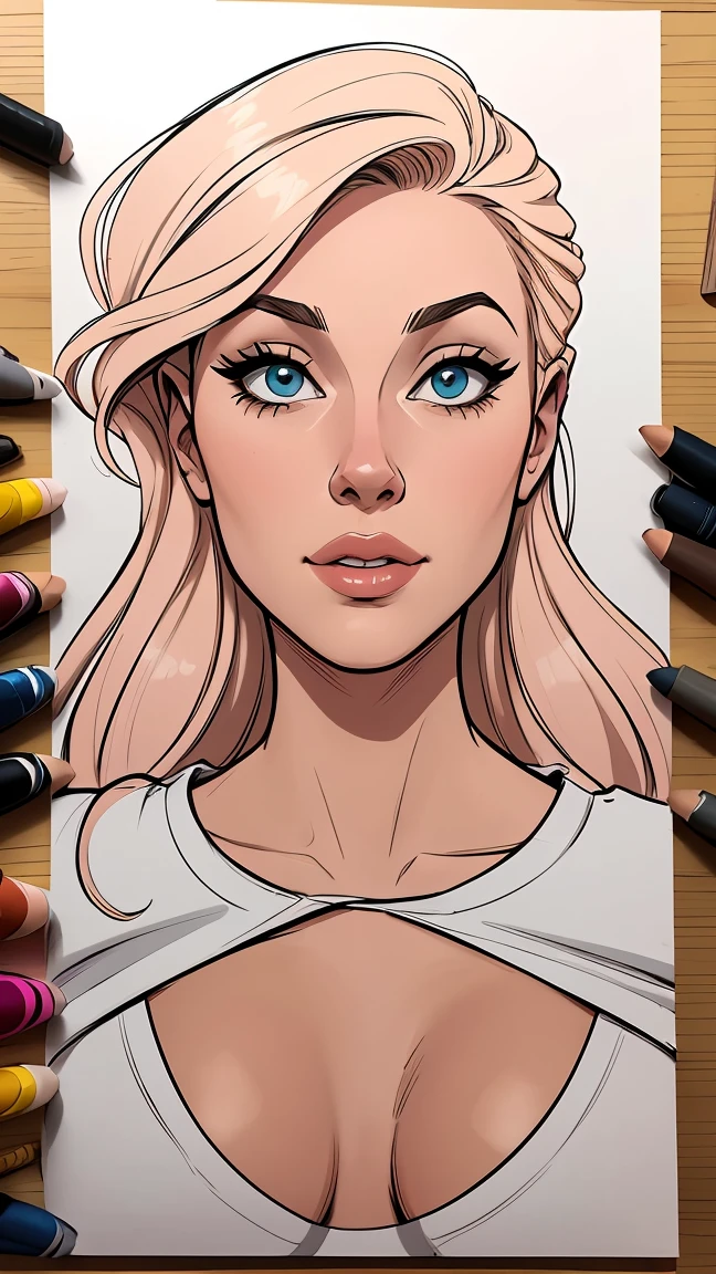 estilo de desenho animado:1.2), estilo Cartoon Atriz Cristina Ricci mulher Imagem de desenho animado de uma mulher , roupas sensuais , garota super fofa, cartoon style illustration, estilo de arte dos desenhos animados, estilo de arte dos desenhos animados, digital illustration style, design de personagens altamente detalhado, arte digital detalhada fofa, City fan art, design de personagem retrato, beautiful digital illustration, retrato de alta qualidade, arte em quadrinhos, retrato do design do personagem, white background Buso without clothes and medium breasts female character from The Lord of the Rings Cartoon style
