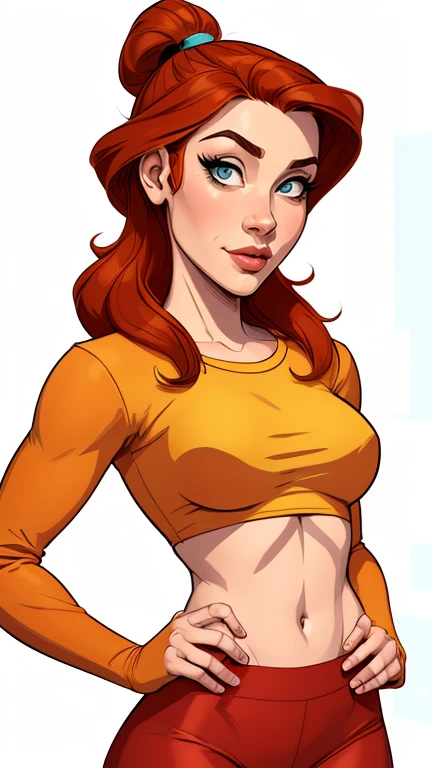 Criar imagem de modo retrato com contornos de linhas das bordas grossas personagen com um sorriso no rosto, portrayed from the waist up Cartoon style GTA style digital illustration