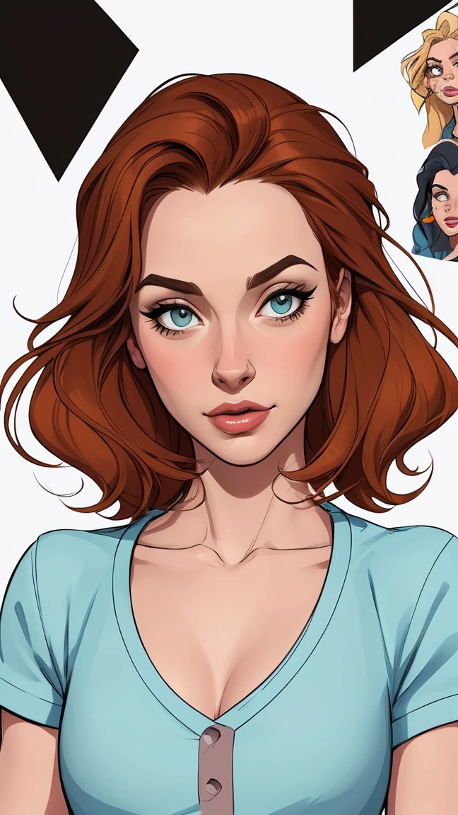 estilo de desenho animado:1.2), estilo Cartoon Atriz Cristina Ricci mulher Imagem de desenho animado de uma mulher , roupas sensuais , garota super fofa, cartoon style illustration, estilo de arte dos desenhos animados, estilo de arte dos desenhos animados, digital illustration style, design de personagens altamente detalhado, arte digital detalhada fofa, City fan art, design de personagem retrato, beautiful digital illustration, retrato de alta qualidade, arte em quadrinhos, retrato do design do personagem, white background Buso without clothes and medium breasts female character from The Lord of the Rings Cartoon style