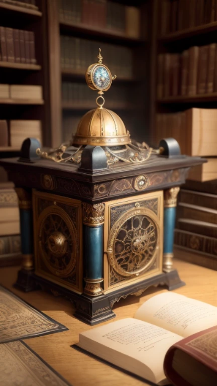 An ancient time machine, a hidden gem nestled at the heart of a secret library, grants its users the extraordinary ability to journey through the most defining moments of human history. This intricately crafted artifact, adorned with symbols of the past, beckons those brave enough to seek wisdom from the annals of time. As one steps inside, the machine hums to life, enveloping them in a gentle, ethereal glow. The smell of ancient parchment and the soft rustle of turning pages fills the air, before they are whisked away through the vortex of time.
Each destination transports them to a pivotal moment in human history - the signing of a peace