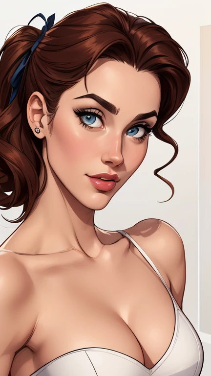 estilo de desenho animado:1.2), fundo branco mulher Imagem de desenho animado de uma mulher , roupas sensuais , garota super valente destemida , cartoon style illustration, estilo de arte dos desenhos animados, estilo de arte dos desenhos animados, digital illustration style, design de personagens altamente detalhado, arte digital detalhada fofa, City fan art, design de personagem retrato, beautiful digital illustration, retrato de alta qualidade, arte em quadrinhos, retrato do design do personagem, white background Busty without clothes and medium breasts female character cast of friends with 80&#39;s clothes and 80&#39;s hairstyle Cartoon style