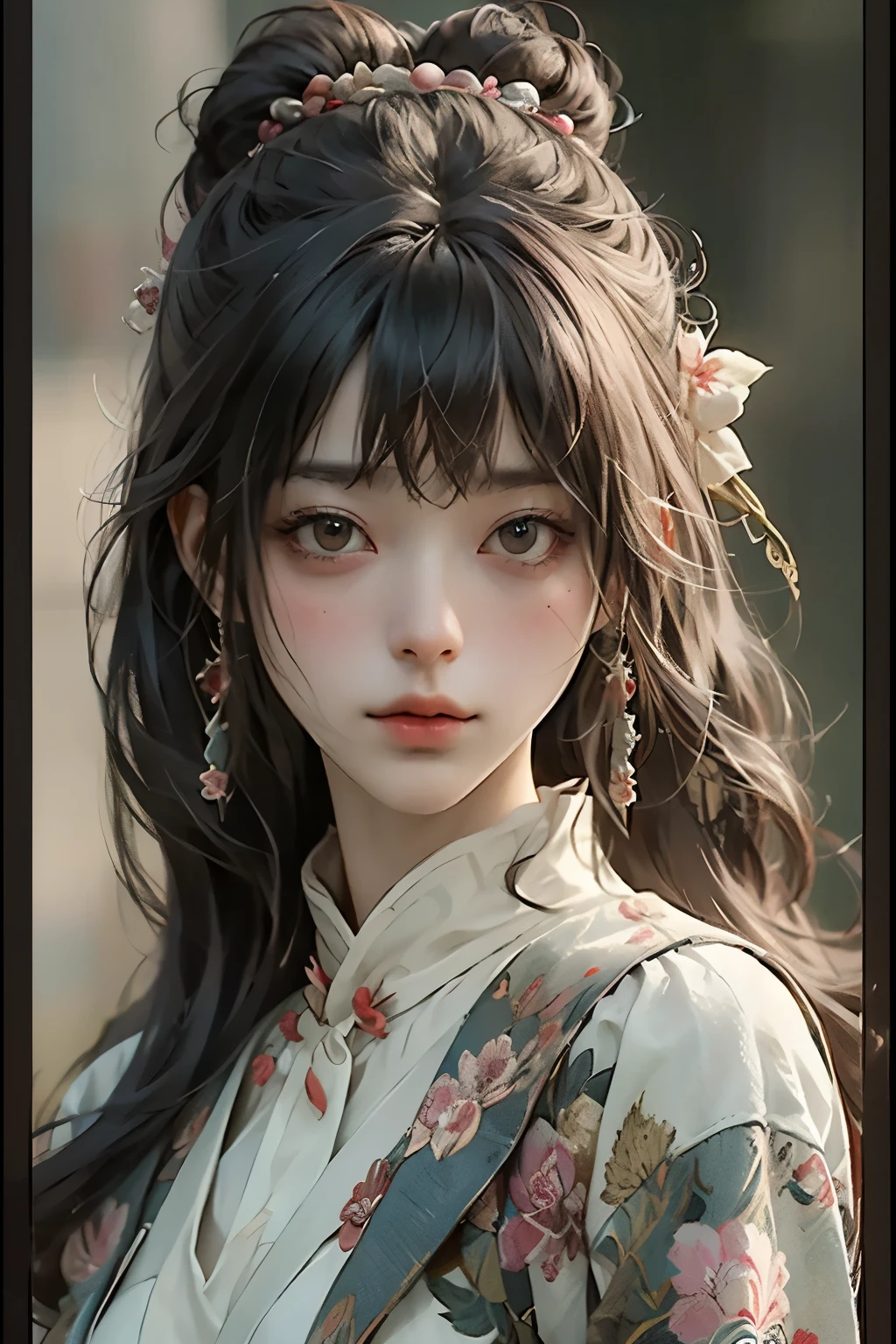((best quality)), ((masterpiece)), (detailed), perfect bust,Anime Tarot Card Art Style LoRA (tarot cards/tarot cards),dunhuang(Dunhuang),OC