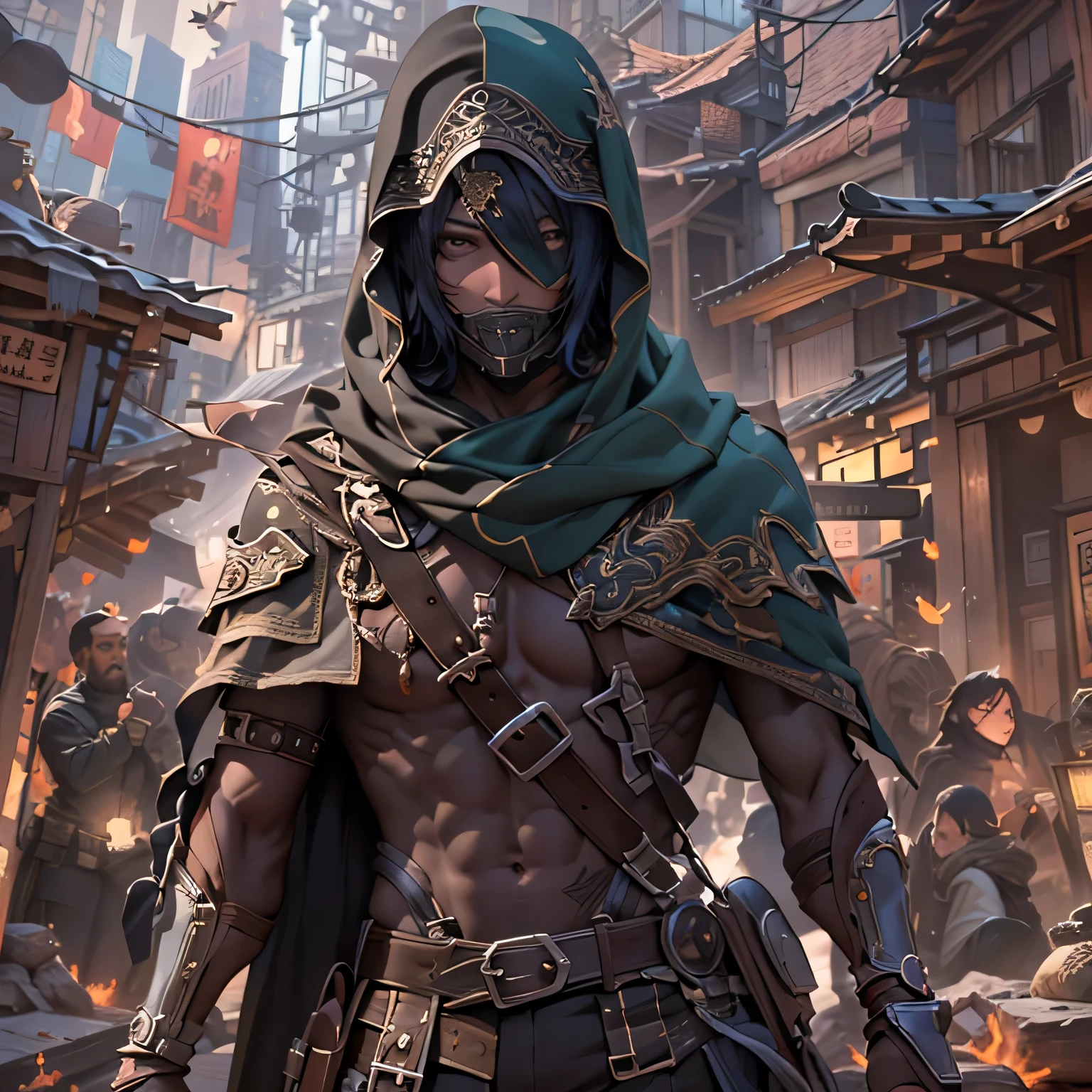 Thief、turbaned、graphic art、desert、whole body, perfection、, 8K, born, highest quality, pieces fly, ultra high resolution, very detailedな目と顔, ((pieces fly, Exclusive)), detailed background, holding weapon、Nvidia GTX,born object luminescence、monolith、masterpiece、spectrum、very detailedがたくさん 、vivid details、race、surreal、anatomical、Beautiful background of facial muscles、octane rendering、8K、highest quality、masterpiece、An illustration、very delicate and beautiful、very detailed、ticker ,unity ,wall-,wonderful, attention to detail, masterpiece,highest quality,official art,Hvery detailed ticker unity 8K wallpapers、surrealism、drop、shadow、Constructivism、stereogram、dropshadow、motion blur、8K、Super detailed、highest quality、16K、high detail、Super detailed