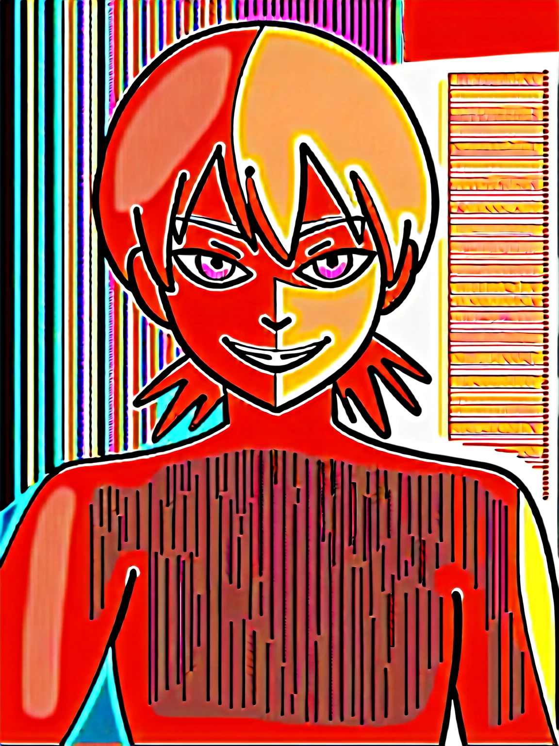 score_9, score_8_up, score_7_up, score_6_up, score_5_up, score_4_up, source_anime, BREAK, seras victoria, hellsing, looking at viewer, pointing at viewer, pointing, holding laugh, giggle,, face closeup, closeup, pointing at viewer, humiliation, blonde hair, dark blonde hair, indoors, castle, purple eyes, shy, smug