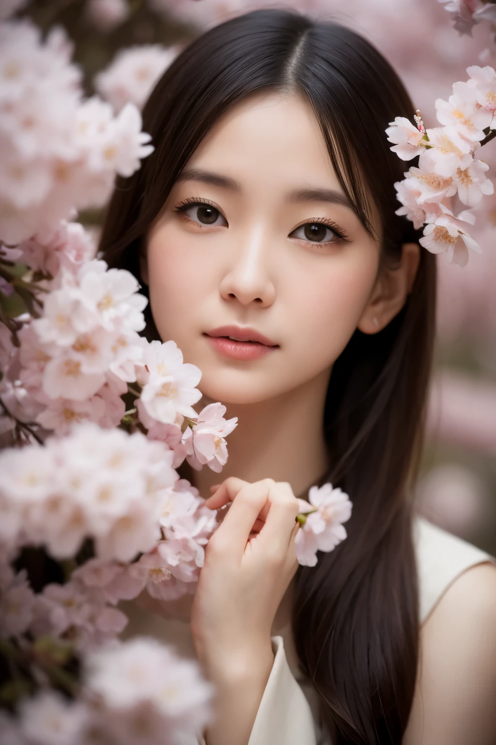 An ultra detailed, realistic, digital art, featuring Cherry Blossom Season: Capture the ethereal beauty of Japan's sakura (cherry blossom) season, showcasing blooming trees in iconic locations like Kyoto's Philosopher's Path and Tokyo's Ueno Park.. happy accidents, exquisite detail, 30 megapixels, 4k, CanonEOS 5D Mark IV DSLR, 85mm lens, sharp focus, intricate detail, long exposure, f/2, ISO 100, shutter speed 1/125, diffuse backlighting, award-winning photograph, facing camera, looking into camera, monovision, perfect contrast, high sharpness, face symmetry, depth of field, ultra-detailed photography, raytracing, global illumination, smooth, ultra high definition, 8k, unreal engine 5, ultra sharp focus, award-winning photography