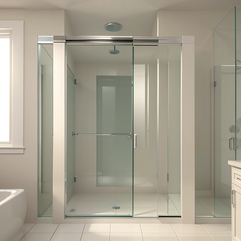glass door for bathroom