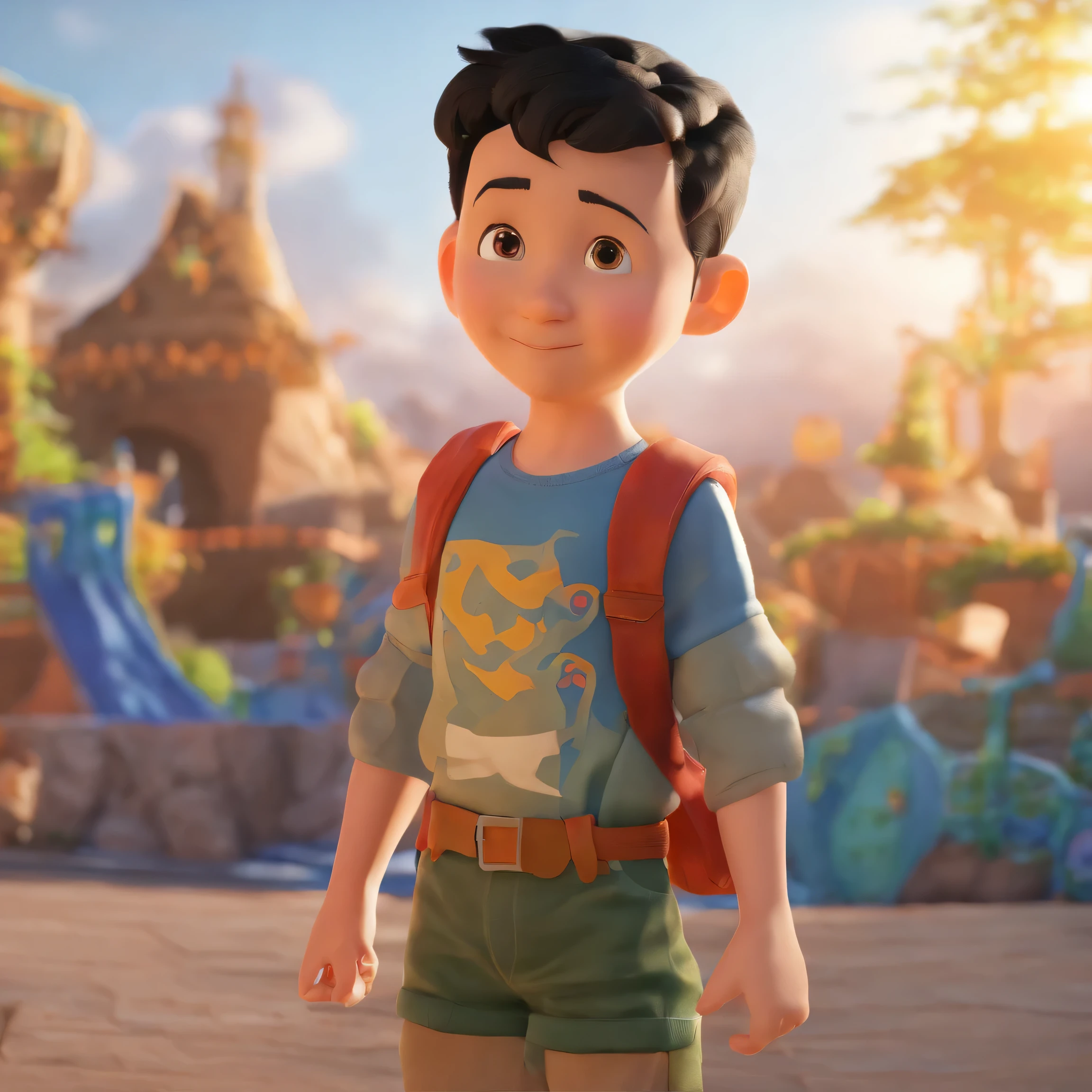 boy,The eldest of three brothers,Reliable and responsible,black hair
