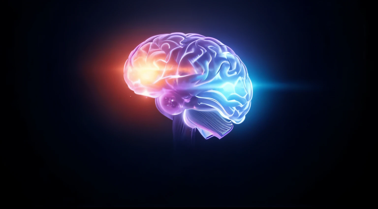 Close-up of a brain with a bright light shining on it., The brain can see., nerveวิทยา, The brain is connected to the computer., Electronic brain, brain interface, The human brain, nerve, brain from crystal, Neon lights indicate injuries., projection of consciousness, Have a brain., blue brain, มหัศจรรย์ทางระบบnerve, brain computer interface, Consider medication changes