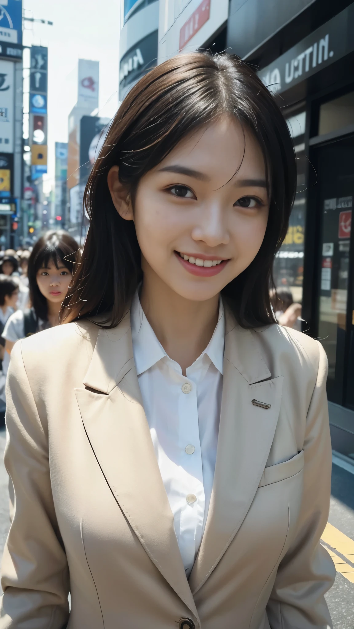 (Ultra high definition)(masterpiece)(very detailed)(high quality)(最high quality)16k,office lady clothes jacket