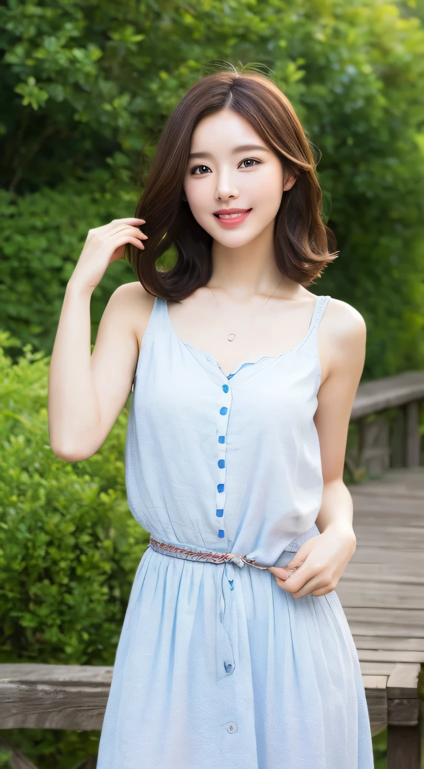 {Highest quality:1.5}、High resolution、Very detailed、masterpiece、(Live Shooting:1.5)、Genuine:1.5、{photoGenuineistic:1.5}、とても繊細in美しい、debtine details、{{1 female：18-year-old}}、(so beautiful)、(Beautiful smile:1.5)、(short hair)、(Sitting on a slide in the park:1.3)、(Spread your legs:1.2)、(Showing pussy:1.1)、(Checkered dress and short skirt)、(Clothes)、()、(in S.debt.in.)