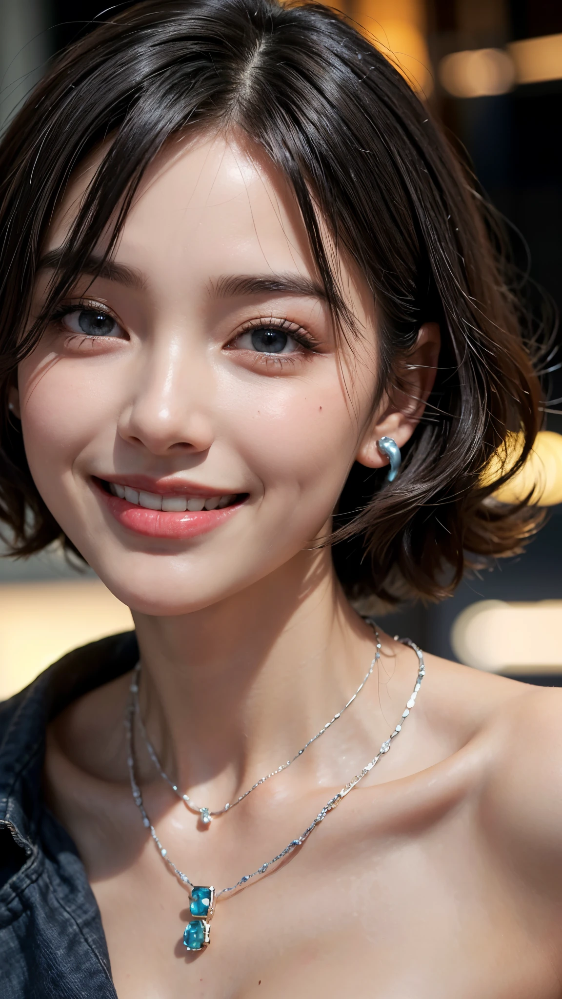 Daisy Johnson, sexy outfit, white wall, (8k, RAW photo, photorealistic: 1.25), (lots of lip gloss, lots of eyelashes, smile, top quality, ultra high resolution, depth of field, chromatic aberration, causticism, wide light, natural colors, Japan people, slr image quality, realistic Japan beauty, gravure idol, skin type, adult
