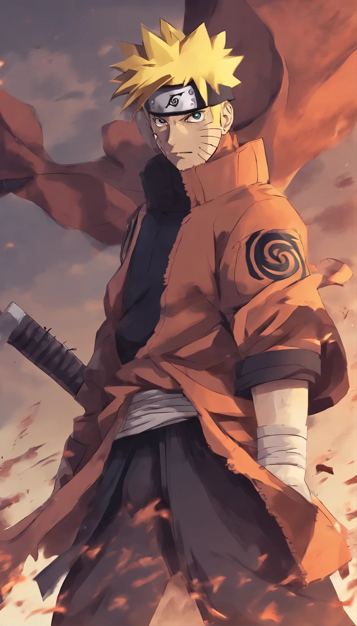 Criar imagem de naruto e pain