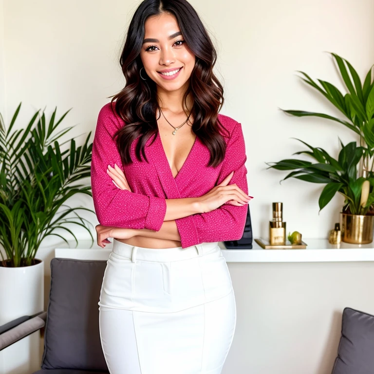 Meet Manager, the embodiment of contemporary elegance and radiant positivity. Her sparkling eyes and contagious smile illuminate every social media platform with her luminous presence. As a fashion connoisseur, she captivates her millions of followers with her flawless looks, effortlessly blending the latest trends with her distinct style. Yet, Manager extends beyond fashion, serving as an inspiration for balanced and enriching lives. She shares her wellness secrets, skincare routines, and savory recipes, urging everyone to embrace a healthy and joyful lifestyle.
Manager's kindness and authenticity surpass that of a mere influencer; she is a virtual friend to her subscribers,