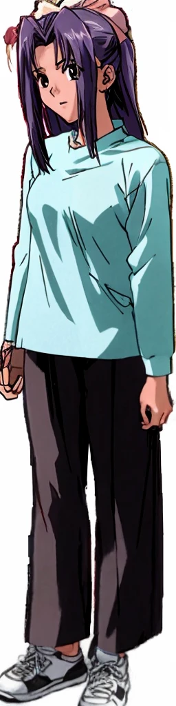 Momoko Koigakubo is standing facing forward in casual clothes.。
