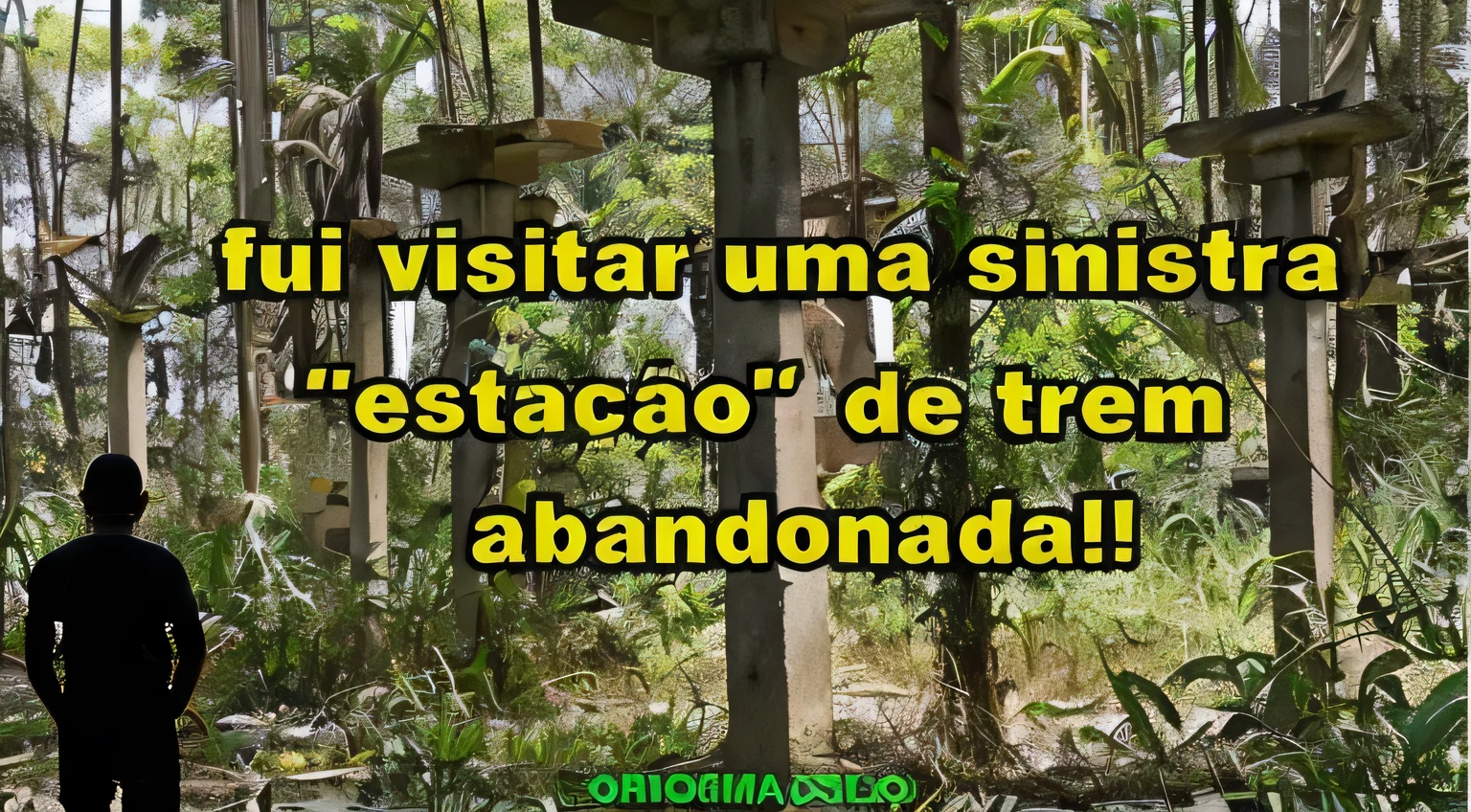 um local sombril e miterioso que causa medo ! um lugar abandonado