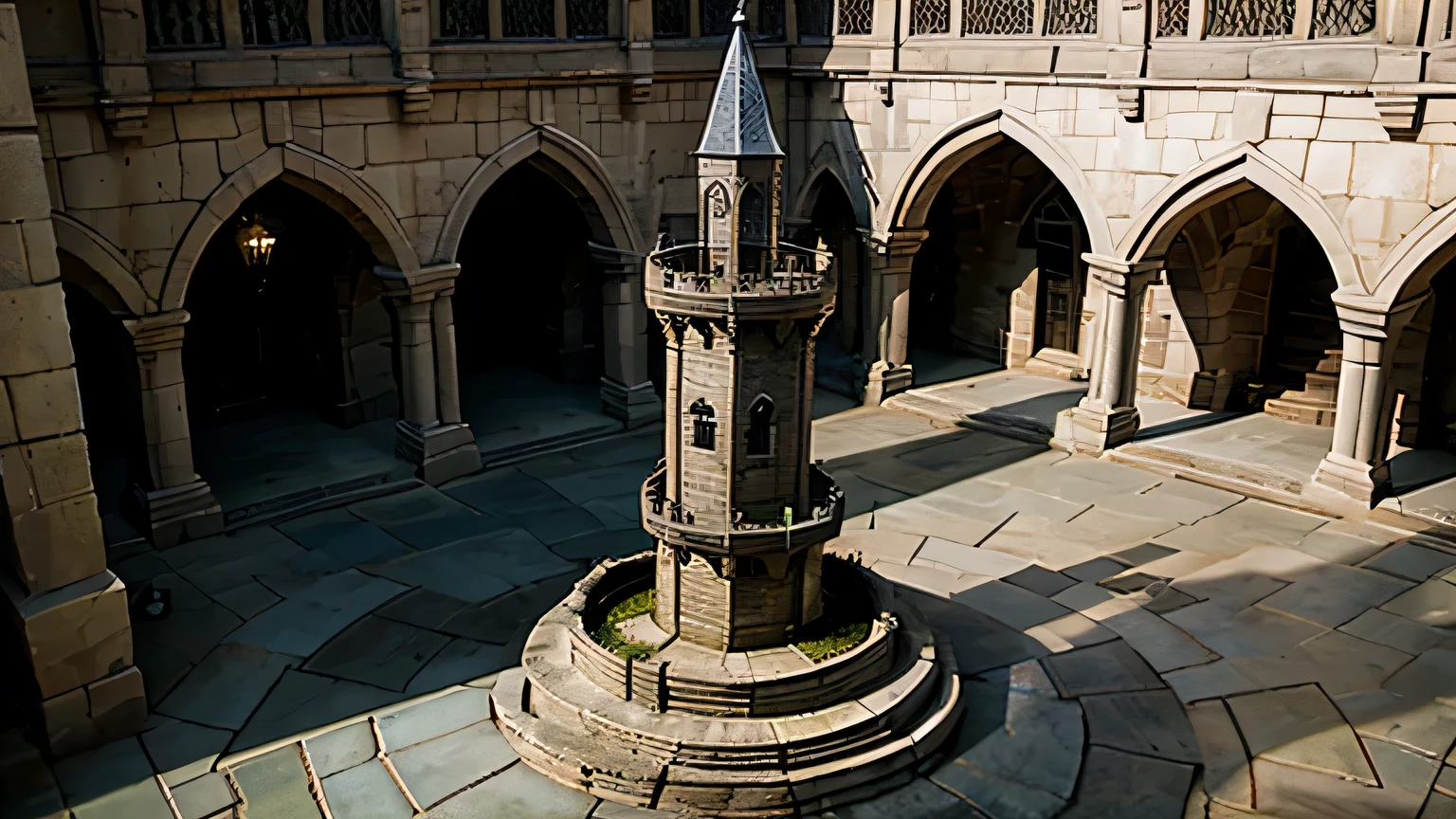 dnd Courtyard tower of high sorcery
