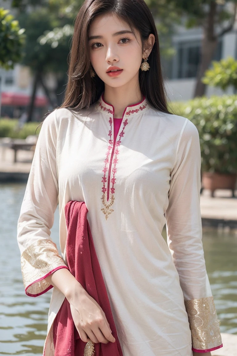 Magenta viscose-cotton kurta with beige, golden prints ad embroidery. It's a great choice for formal occasions or casual days.
Specifications
Magenta
Viscott (Viscose & Cotton)
Hand Embroidery
A-Line
Band Collar
3-Quarter Sleeve
Long
Hand Wash With Mild Detergent In Cold Water