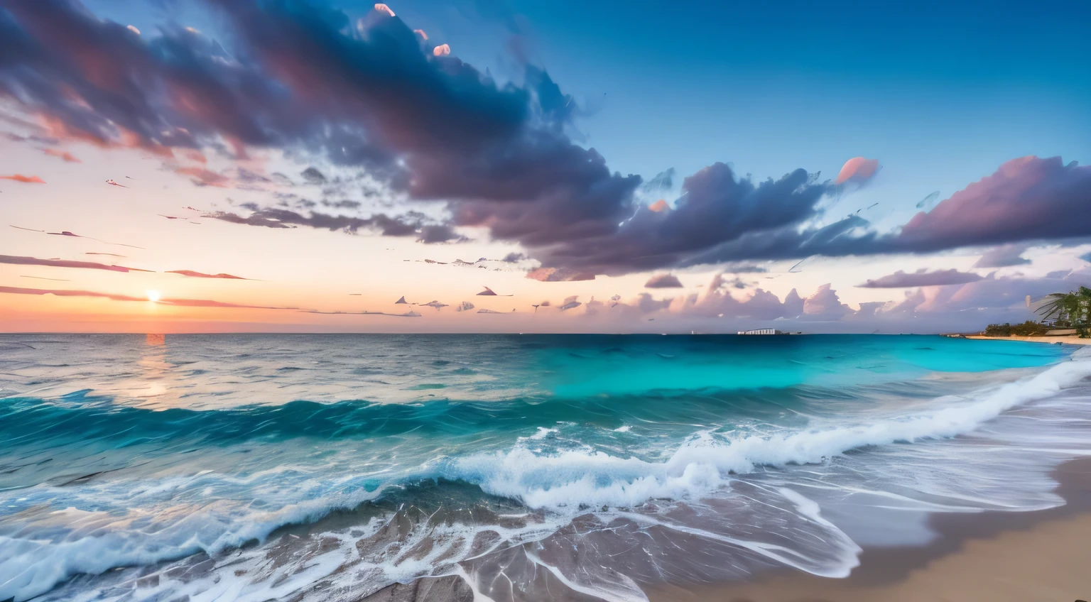 Masterpiece, best quality, ultra high res, Raw photo, Nikon D850, (color photo), beach, paradise