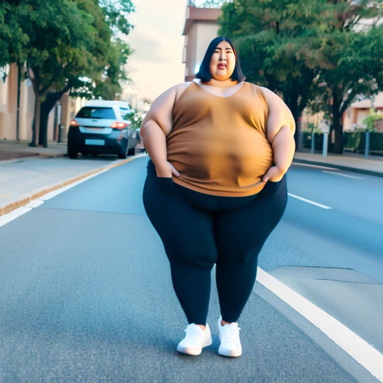 Ssbbw solo extremely morbidly obese Dua Lipa full body alone