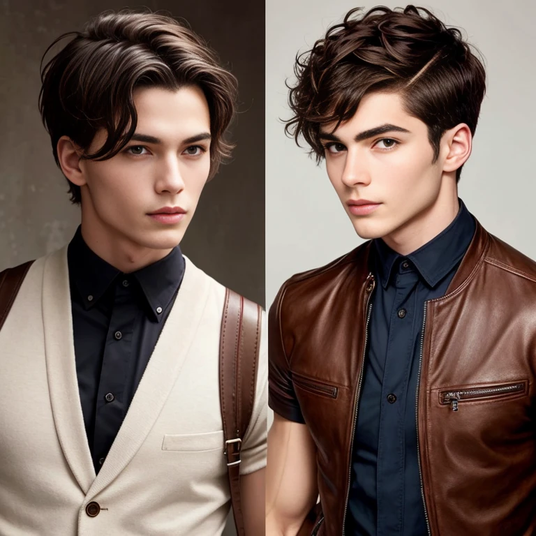 perfect jew man, short hairstyles light hair focus on character's face
