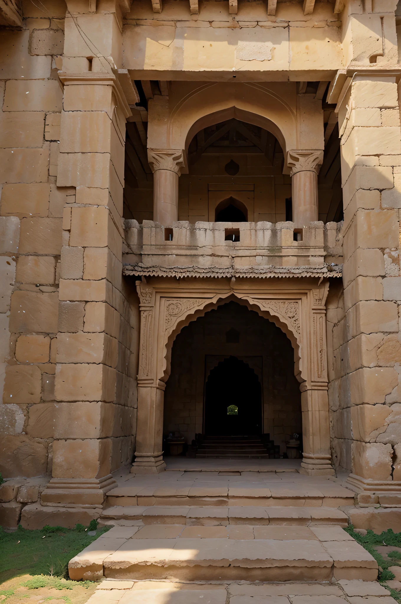 make a prompt for "kumbhalgarh fort" and view like real and present time
"Explore the majestic Kumbhalgarh Fort, a UNESCO World Heritage Site nestled in the Aravalli Range of Rajasthan, India. Built in the 15th century, this fort is known for its grandeur and architectural brilliance. Imagine yourself standing at the entrance of the fort, surrounded by towering walls stretching over 38 kilometers, making it the second-longest wall in the world.
As you walk through the fort, marvel at the intricate carvings and stunning architecture of the temples and palaces within. Feel the rich history of the fort as you explore the many courtyards, gardens, and step wells. Take in the breathtaking views of the surrounding hills and valleys from the top of the fort.
Kumbhalgarh Fort is not just a historical monument but also a symbol of the courage and valour of the Rajput rulers who built it. Plan your visit to the fort today and experience its grandeur and beauty for yourself."