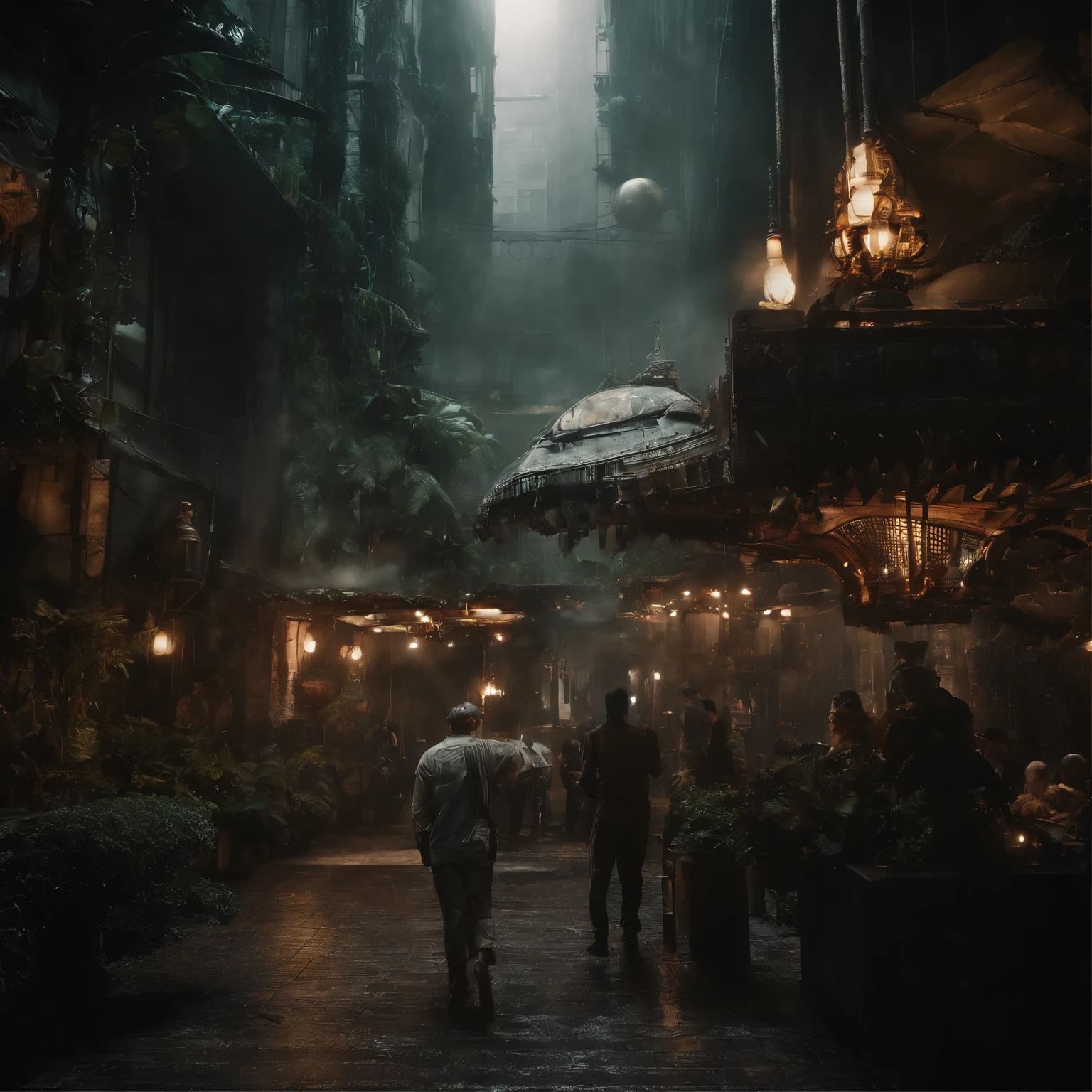 Futuristic spatial structure、territory、Appleseed、Shirou Masamune、Futuristic cities、blade runner、Replicant