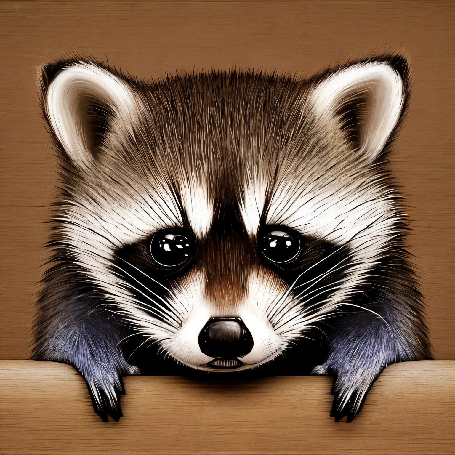 Cute racoon