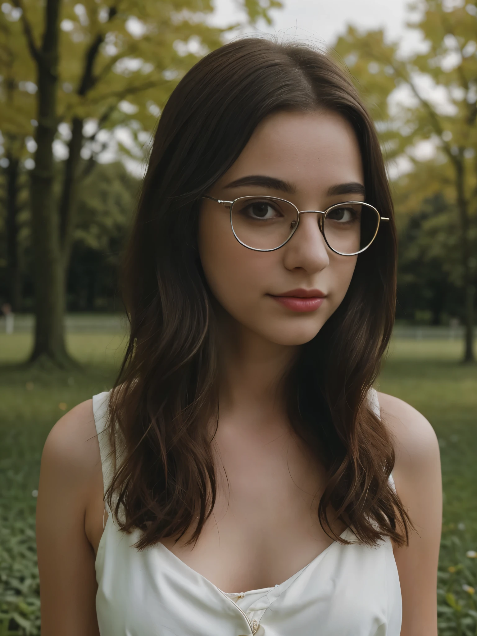 (best quality,4k,8k,highres,masterpiece:1.2),ultra-detailed,(realistic,photorealistic,photo-realistic:1.37),beautiful detailed eyes,beautiful detailed lips,extremely detailed eyes and face and hand,longeyelashes,normal ordinary beauty,graceful and elegant,flowing golden hair, purple dress,black glasses with round frames,extremely detailed hand,glowing flawless skin,black gown,soft rays of sunlight illuminating her,serene expression,celestial atmosphere,gentle breeze,warm golden sunlight,there are people in the background,natural beauty,harmonious color palette,soft pastel tones,dreamlike ambience,romantic and enchanting,traditional painting style,impressionistic strokes,magical aura,divine light,celestial glow,feminine power,subtle details,proud and confident stance,vivid colors,ethereal landscape,heavenly setting,serenity and tranquility, normal beauty,soothing and calming energy