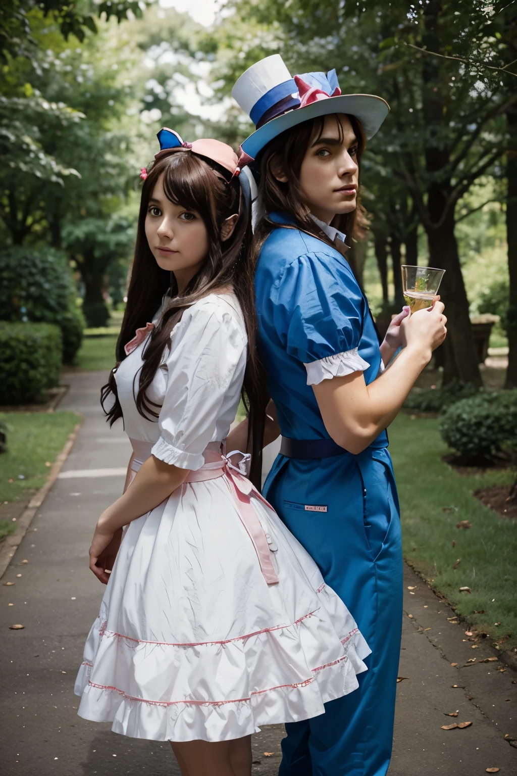 anime alice and the hatter in wonderland