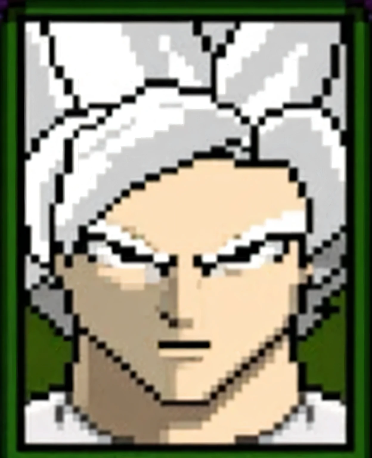um avatar pixelado de um homem com um turbante branco, retrato de broly, retrato de goku, character selection portrait, akiri toriyama, uma louca de cabelos prateados, highly detailed retrato de goku, estilo varguyart, gogeta, divindade de cabelos brancos, Ultra Mega Super Detalhe, broly, cabelo grande e branqueado, ultra instinto