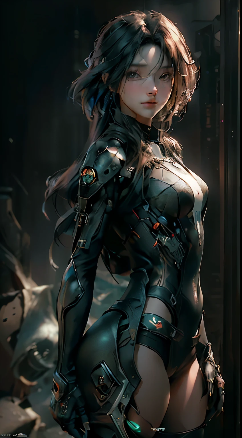 ((Best quality)), ((masterpiece)), (detailed:1.4), 3D, an image of a beautiful cyberpunk female,HDR (High Dynamic Range),Ray Tracing,NVIDIA RTX,Super-Resolution,Unreal 5,Subsurface scattering,PBR Texturing,Post-processing,Anisotropic Filtering,Depth-of-field,Maximum clarity and sharpness,Multi-layered textures,Albedo and Specular maps,Surface shading,Accurate simulation of light-material interaction,Perfect proportions,Octane Render,Two-tone lighting,Wide aperture,Low ISO,White balance,Rule of thirds,8K RAW,