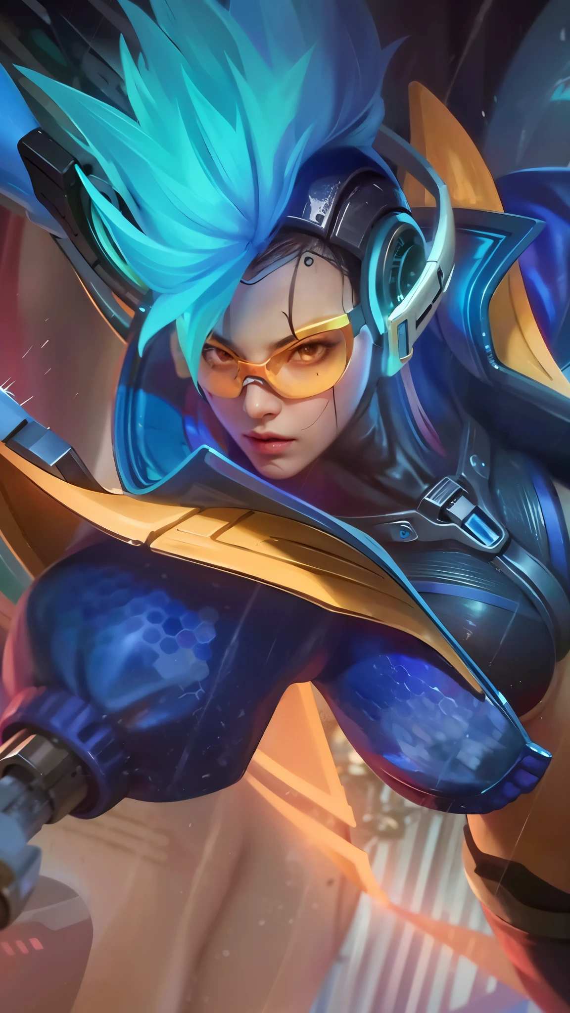 woman wearing yellow helmet and goggles, 8k, ultra hd, ultra detailed texture, hyper realistic, masterpiece, detailed texture, detailed face, detailed skin, detailed lighting, (photorealistic:1.5), best quality, beautiful lighting, cinematic lighting, professional lighting, ultra highres, realistic, detailed hair, real hair, high quality, (realskin:1.5), extremely detailed, finely detail, ultra-detailed