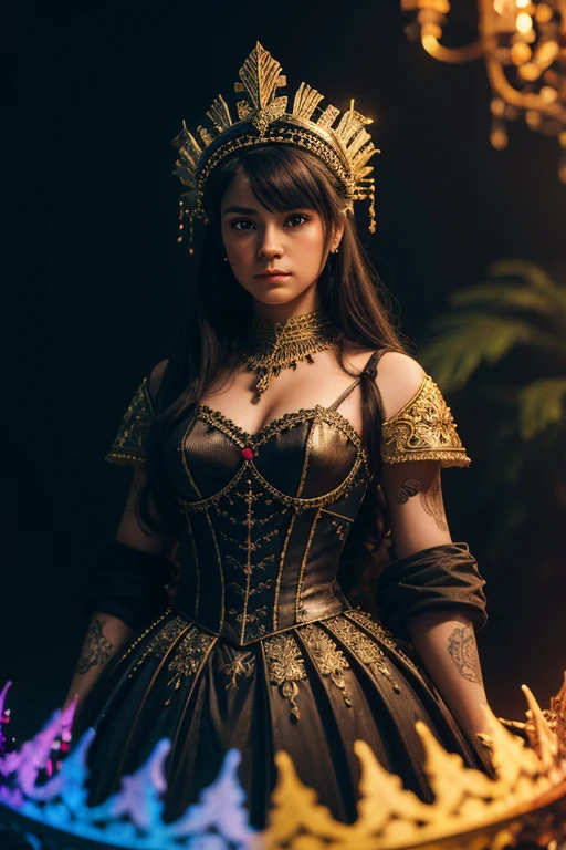 8K, ARTISTIC photogrAphy, best quAlity, mAsterpiece: 1.2), A (potrAit:1.2) Don Bluth Style doll, in a Dragon's Lair, full body RAW candid cinema, 16mm, color graded portra 400 film, remarkable color, ultra realistic, sad admosphere, dark lighting, oppressive atmosphere, depressive colors, kodak portra 400, photograph,r, Natural Light, Salvatrucha tatoos, Crown Metal, Pinhead lighgts, blur reflection, Brush Strokes, Smooth, abstract, Splatter, Oil On Canvas, rainbow colors, fractal isometrics details bioluminescens : a stunning realistic photograph of wet bone structure, 3d render, octane render, intricately detailed, titanium decorative headdress, cinematic, trending on artstation | Isometric | Centered